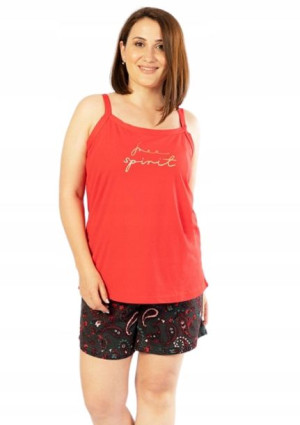 Piżama Damska Vienetta bawełniana +Size 3XL 52 54