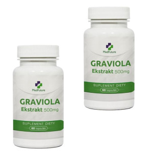 Graviola 500mg Cukrzyca, regeneruje trzustkę 2 op.