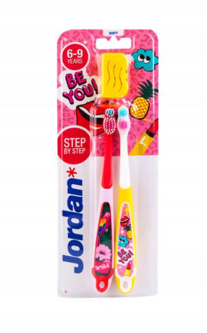 Szczoteczka do zębów JORDAN StepByStep 6-9 lat DUO