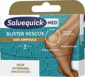 Plastry na PIĘTY pęcherze SALVEQUICK hydrożel 5szt