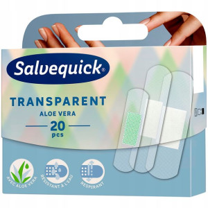 Salvequick Al Vera Tran. 12x20/przezrocz.-oddych.-wodoodp.aloes/.