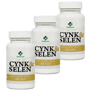CYNK chelat 15mg + SELEN organiczny 200ug ZESTAW