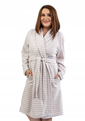 Szlafrok damski polarowy Vienetta 1XL gruby +Size