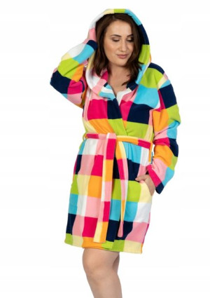 Szlafrok damski polarowy Vienetta 1XL 46 48 +Size