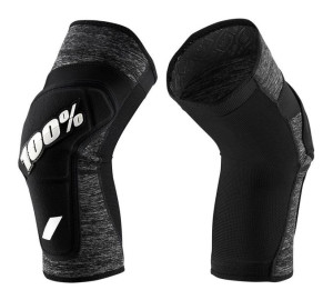 Ochraniacze na kolana 100% RIDECAMP Knee Guard Heather Grey Black roz. M (N