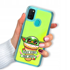 Etui SAND ZIELONY do SAMSUNG M21 Case Modne Wzory
