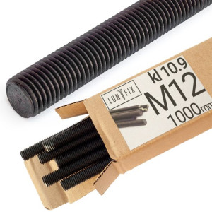 Pręt gwintowany M12 szpilka 1000mm kl.10.9 LUN FIX 1szt