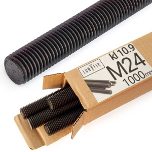 Pręt gwintowany M24 szpilka 1000mm kl.10.9 LUN FIX 1szt