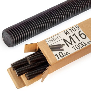 Pręt gwintowany M16 szpilka 1000mm kl.10.9 LUN FIX 10szt
