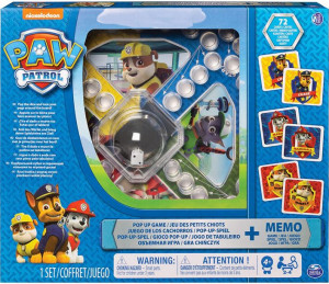 Spin Master Gra Pop Up+memo Psi Patrol