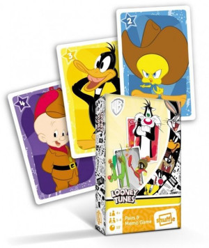 Cartamundi Gra Czarny Piotruś Memo Looney Tunes