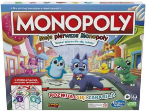 Hasbro Gra Planszowa Moje Pierwsze Monopoly