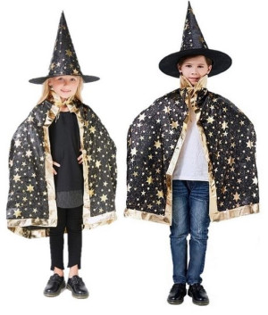 Strój Przebranie Halloween Czarownica Wiedźma