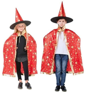 Strój Przebranie Halloween Czarownica Wiedźma