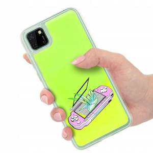 Etui SAND ZIELONY do HUAWEI Y5P Art Sztuka Wzory