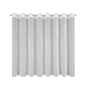 Firana Firanka Na Przelotkach 350x150 Cm Biała