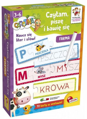 Lisciani Carotina Bawię Się Czytam I Piszę Farma