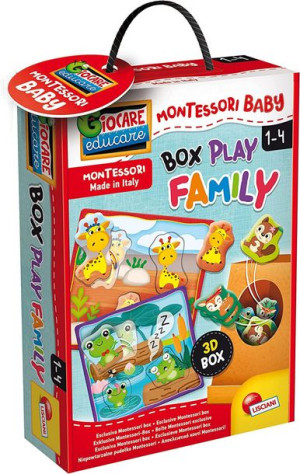 Lisciani Gra Montessori Baby Rodziny Zwierząt