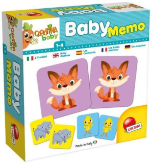 Lisciani Carotina Baby Memo Gra Memory Zwierzęta