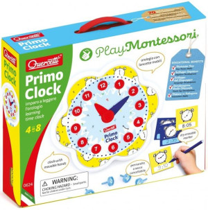 Quercetti Play Montessori Pierwszy Zegar