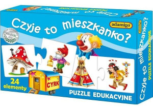 Adamigo Puzzle Edukacyjne Czyje To Mieszkanko?