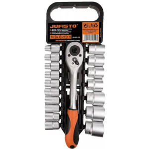 Komplet Kluczy Nasadowych Jufisto 8-32mm 1/2" Z Grzechotką