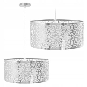 Lampa Wisząca Glam Nowoczesna Chrom Metalowa Xxl