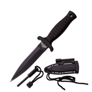 Nóż Na Szyję Master Usa Survival Z Krzesiwem Mu-1141bk 17 Cm