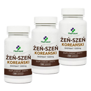 ŻEŃ-SZEŃ KOREAŃSKI GINSENG 360 tabletek ekstrakt 1000 mg