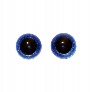 Bezpieczne Oczka Brokat Niebieskie 24mm B11/d23