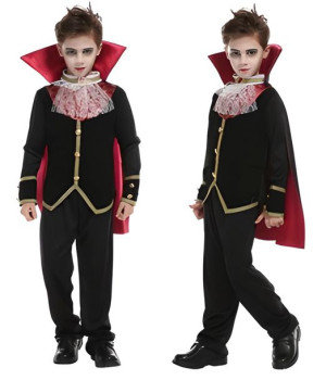 Strój Przebranie Wampir Drakula Halloween 110/116 (120)