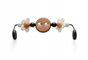 BABYBJORN zabawka do leżaczka Googly Eyes Black