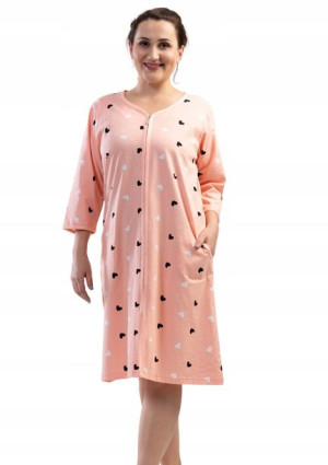 Szlafrok damski na suwak Vienetta 4XL 56 58 +Size