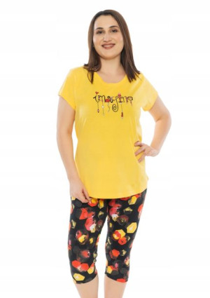 Piżama Damska Vienetta bawełniana +Size 2XL 48 50
