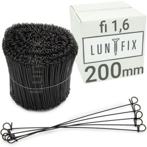 Drut wiązałkowy oczkowy 20cm fi16 mm LUNBERG 1000szt
