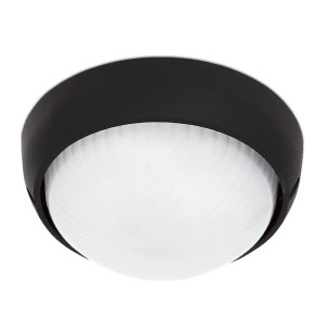 Okrągła lampa sufitowa 19cm IP44 MAREA czarna