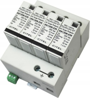 Ogranicznik Przepięć T1+t2 Ac 4p Citel 50ka Ds134