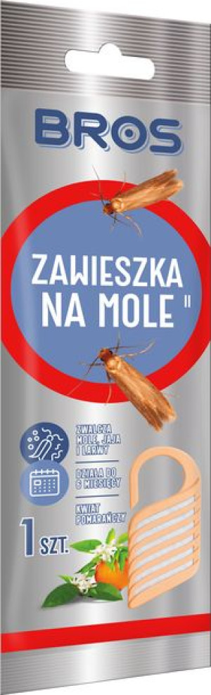 Bros Zawieszka na Mole 1szt Kwiat Pomarańczy