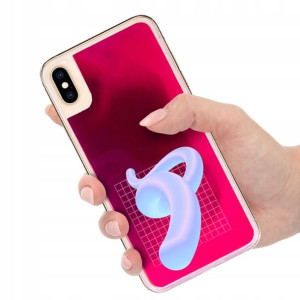 Etui SAND RÓŻOWY do IPHONE XS MAX Art Sztuka Wzory