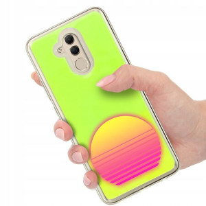 Etui SAND ZIELONY do HUAWEI MATE 20 LITE Art Wzory