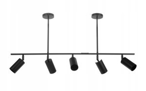 Lampa Wisząca Nowoczesna Metal Czarny Loft