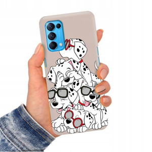 Etui Matowe NUDE do OPPO RENO FIND X3 LITE Wzory