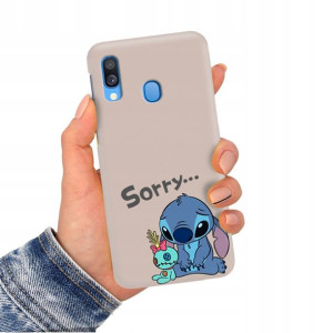 Etui Matowe NUDE do SAMSUNG A40 Obudowa TOP Wzory