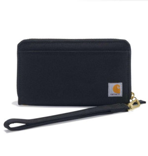 Portfel Carhartt Nylon Duck Lay-Flat Clutch Wallet BLACK