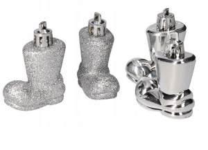 Bombki Na Choinkę Buty Plastikowe 4 Szt 5 Cm
