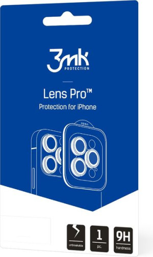Szkło hybrydowe na obiektyw aparatu 3MK Lens Protection Pro Apple iPhone 14