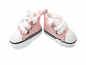 Trampki Buty Dla Lalki 5cm Jasny Róż