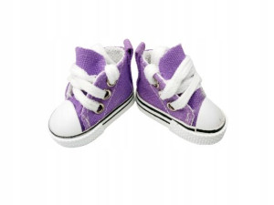 Trampki Buty Dla Lalki 5cm Fiolet