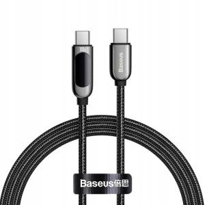 Kabel USB-C do USB-C Baseus DP 100W 1m Czarny