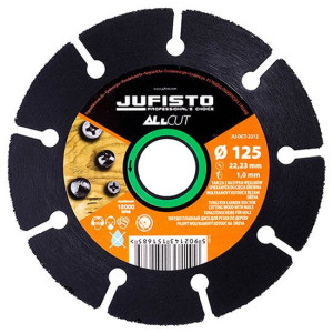 Tarcza Tnąca Z Węglików Spiekanych Jufisto Do Cięcia Drewna 125x1,0x22,23mm